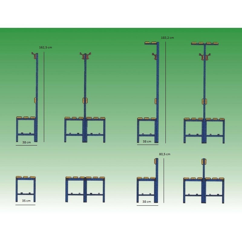 Staff Changing Room Hook Bench - Heavy Duty Seating for Schools, Spas, and Offices
