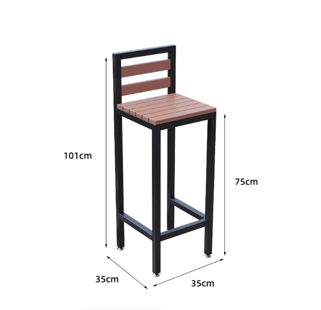 Outdoor Bar Height Table & Stool Set - Weather Resistant Patio Pub Furniture for Decks & Balconies