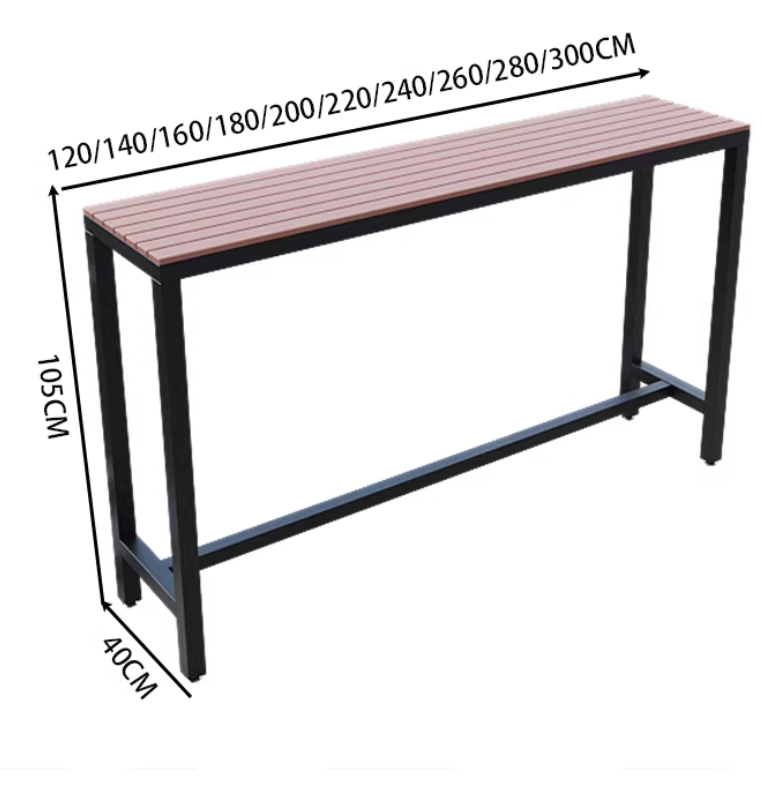 Outdoor Bar Height Table & Stool Set - Weather Resistant Patio Pub Furniture for Decks & Balconies