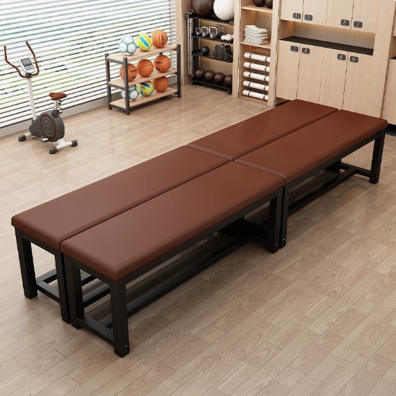Long Bench Soft Cushion Mall Rest Bench Gym Restaurant Training Stool Bed End Bathroom Locker Room Shoe Changing Stool