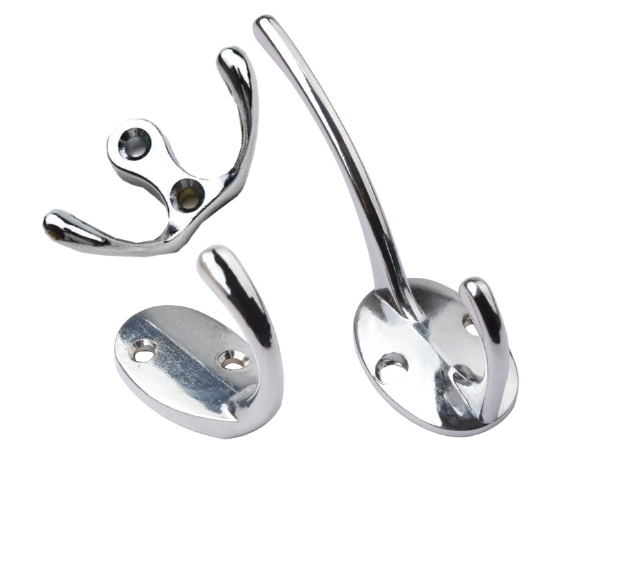 Thickened Zinc Alloy Hook for Hanging Clothes Behind Door, Bathroom Single Hook, Row Hook, Clothes Hook, Kitchen Coat Hook, Single Wall Hook