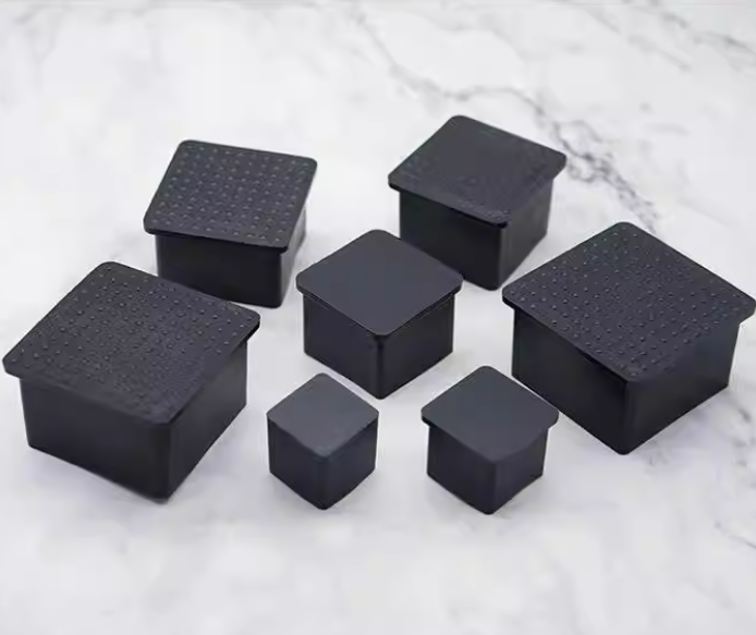 Table and Chair Square Rectangular Leg Covers Thickened End Caps Plastic Round Anti-Slip
