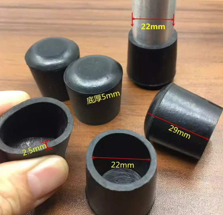 Chair Leg Covers Anti-Slip Pads Table and Chair Leg Covers Stool Foot Pads Chair Leg Protectors Silent Wear-Resistant Thickened Rubber