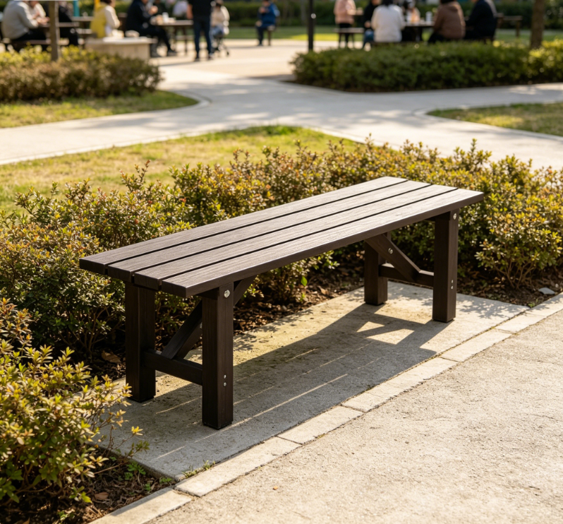 Outdoor Aluminum Alloy Folding Bench Waterproof Portable Bench