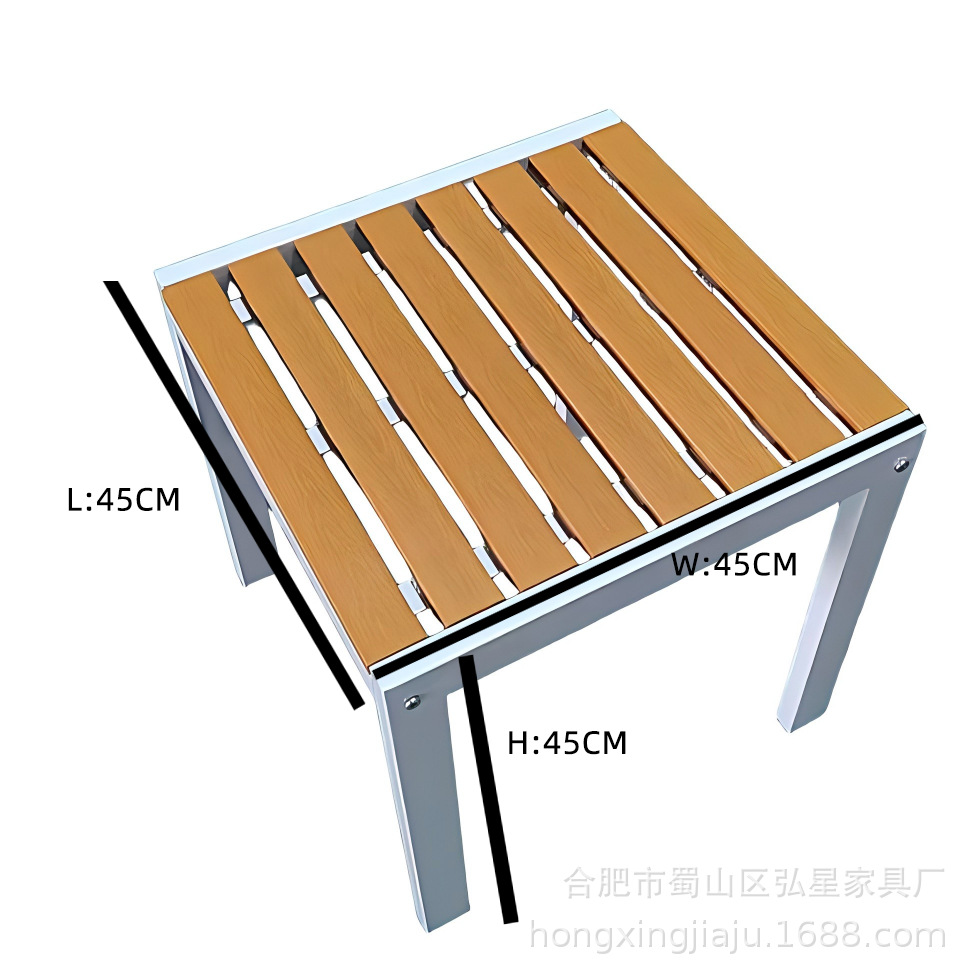 Courtyard Garden Table Outdoor Coffee Table Balcony Terrace Leisure Furniture Set Outdoor Waterproof Simple Outdoor Table and Chairs