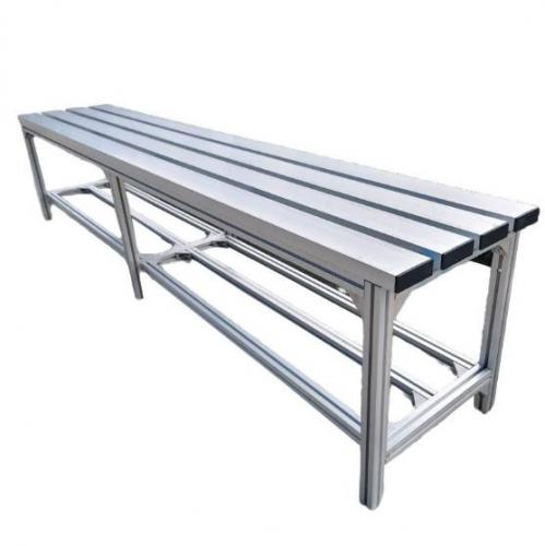 Heavy-Duty Aluminum Outdoor Bench - Weather Resistant & Durable