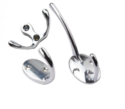 Thickened Zinc Alloy Hook for Hanging Clothes Behind Door, Bathroom Single Hook, Row Hook, Clothes Hook, Kitchen Coat Hook, Single Wall Hook