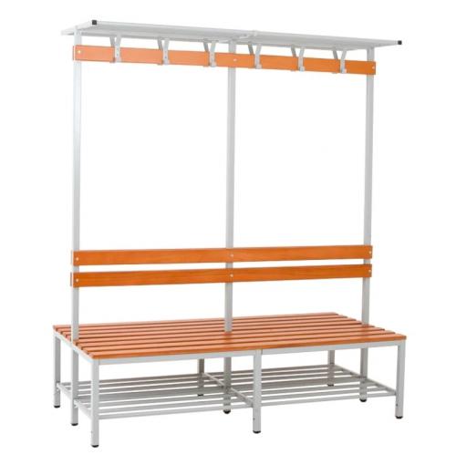 3-in-1 Entryway Hall Tree with Coat Rack, Shoe Storage Bench & Top Shelf - Wood & Metal Frame Organizer for Hallway, Foyer